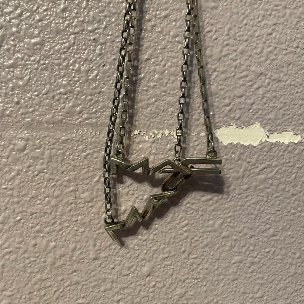 MAC cosmetics employee necklace